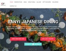 Tablet Screenshot of banyijapanesedining.com